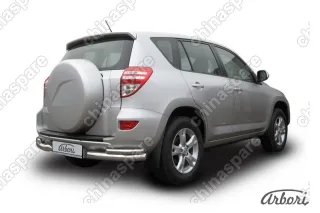 Уголки d76+d42 двойные Arbori нерж. сталь для Toyota RAV4 2009-2014