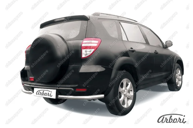 Уголки d57 Arbori нерж. сталь для Toyota RAV4 Long 2009-2014