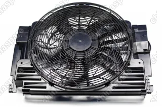 Вентилятор кондиционера BMW X5 E53 (с кожухом и модулем)