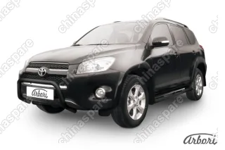 Кенгурятник d57 низкий  Arbori черн. для Toyota RAV4 Long 2009-2014