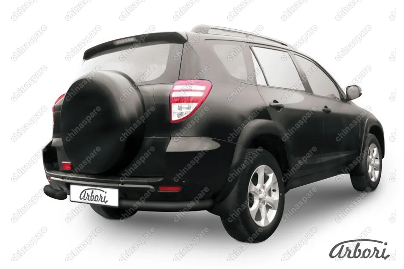 Уголки d76 Arbori черн. для Toyota RAV4 Long 2009-2014