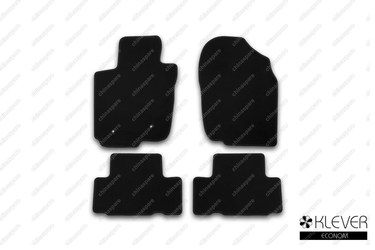 KVR01485501200k Коврики в салон Klever Econom TOYOTA Rav 4 2010-2013, кросс., 4 шт. (текстиль)