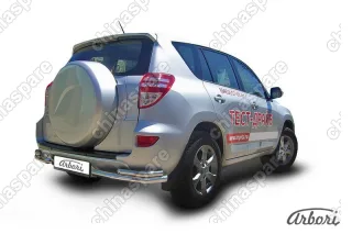 AFZDATR41014 Защита заднего бампера "уголки" Arbori d57+d42 двойные TOYOTA RAV-4 2010-2012