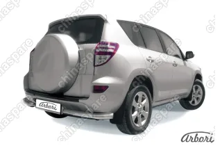 AFZDATR41017 Защита заднего бампера "уголки" Arbori d76 TOYOTA RAV-4 2010-2012