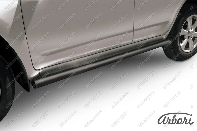 Защита порогов d57 труба Arbori черн. для Toyota RAV4 2010-2014