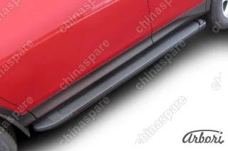 Комплект алюминиевых порогов Arbori Optima Black 1700 для TOYOTA RAV4 2013-2015
