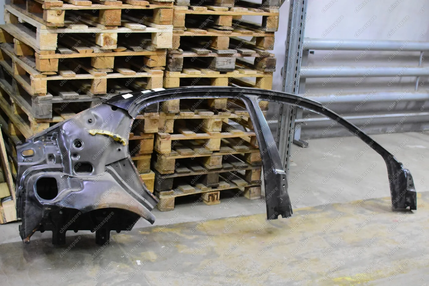 Боковина кузова правая (без порога и заднего крыла) Brilliance M2