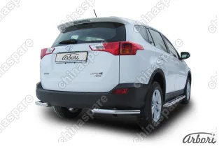 Уголки d57 Arbori нерж. сталь для TOYOTA RAV4 2013-2015