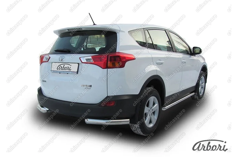 Уголки d76 Arbori нерж. сталь для TOYOTA RAV4 2013-2015