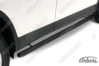 Защита порогов d57 труба Arbori черн. для TOYOTA RAV4 2013-2015