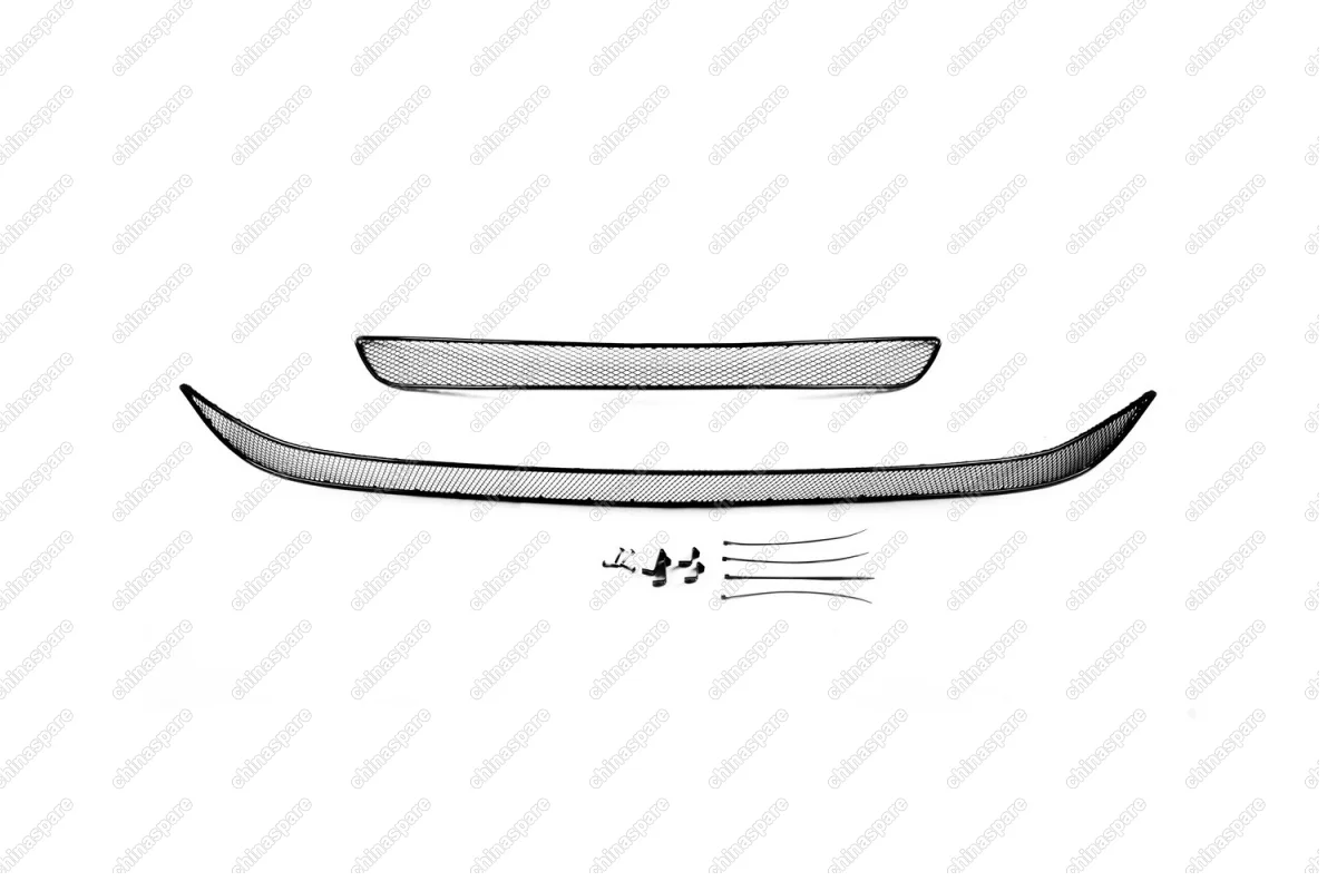 1521313151 Сетка на бампер внешняя для TOYOTA RAV 4 2013-2015, 2 шт., черн., 15 мм