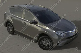 Комплект алюминиевых порогов Arbori Optima Black 1700 для TOYOTA RAV4 2015-нв