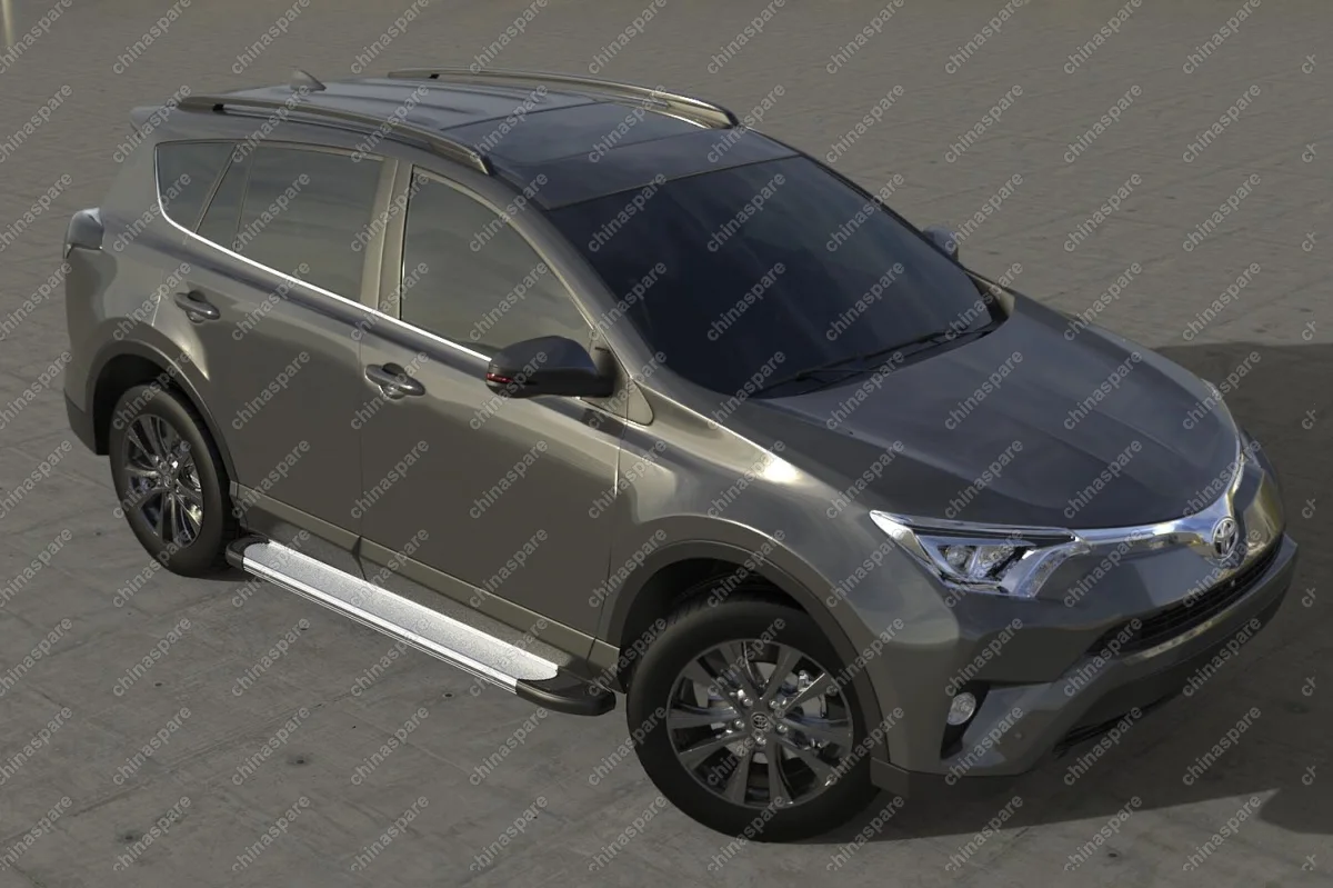 Комплект алюминиевых порогов Arbori Optima Silver 1700 для TOYOTA RAV4 2015-нв
