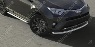 Защита порогов d57 труба Arbori нерж. сталь для TOYOTA RAV4 2015-нв