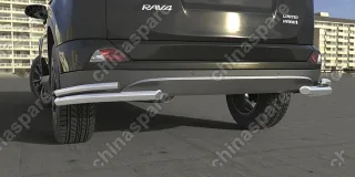 Уголки d57+d42 двойные  Arbori нерж. сталь для TOYOTA RAV4 2015-нв