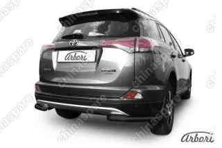 Уголки d57 Arbori черн. для TOYOTA RAV4 2015-нв
