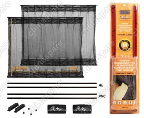 ASPS-S-06 Шторки солнцезащитные раздвижные M ДхВ: 50х42-47см.