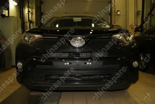 1521815151 Сетка на бампер внешняя для TOYOTA RAV 4 2015->, 3 шт., черн., 15 мм, для автомобилей без камеры
