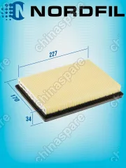 Фильтр воздушный «Nordfil» Nissan Juke I
