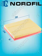 Фильтр воздушный «Nordfil» Opel Astra G, H 1,4-2,0 / Zafira A, B