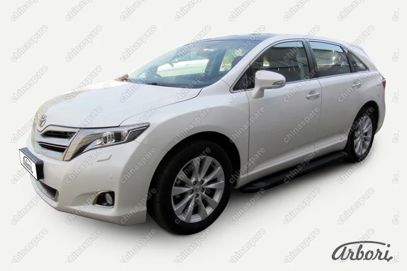 AFZDAALTVEN01 Комплект алюминиевых порогов Arbori Optima Black 1800 для TOYOTA Venza 2012-2017
