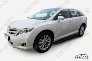 AFZDAALTVEN01 Комплект алюминиевых порогов Arbori Optima Black 1800 для TOYOTA Venza 2012-2017