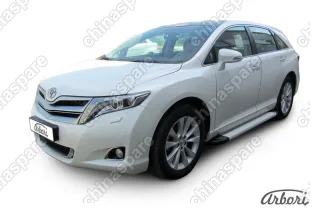AFZDAALTVEN02 Комплект алюминиевых порогов Arbori Optima Silver 1800 для TOYOTA Venza 2012-2017