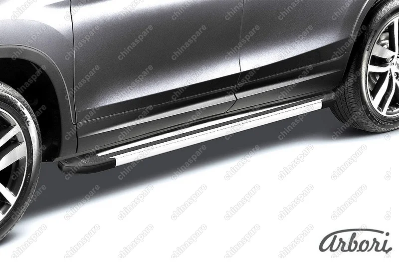 AFZDAALTVEN04 Комплект алюминиевых порогов Arbori Luxe Silver 1800 для TOYOTA Venza 2012-2017