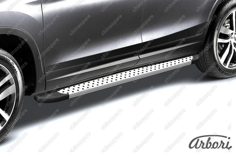 AFZDAALTVEN05 Комплект алюминиевых порогов Arbori Standart Silver 1800 для TOYOTA Venza 2012-2017