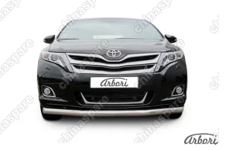 AFZDATVEN02 Защита переднего бампера d76 Arbori нерж. сталь для Toyota VENZA 2012-2017