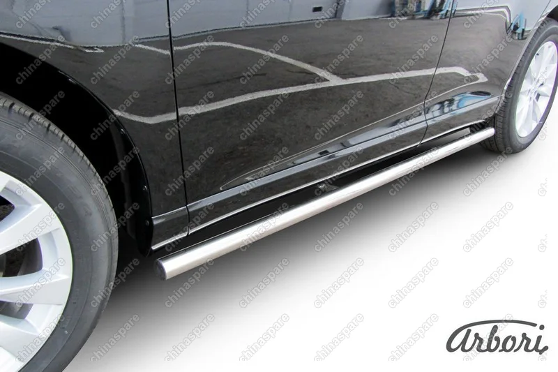 AFZDATVEN07 Защита порогов d57 труба Arbori нерж. сталь для Toyota VENZA 2012-2017