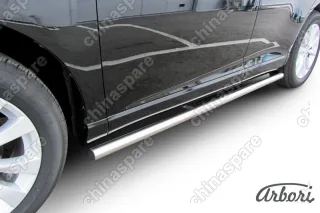 AFZDATVEN07 Защита порогов d57 труба Arbori нерж. сталь для Toyota VENZA 2012-2017