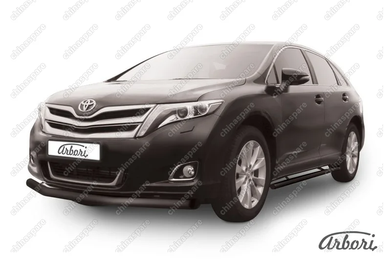 AFZDATVEN02B Защита переднего бампера d76 Arbori черн. для Toyota VENZA 2012-2017