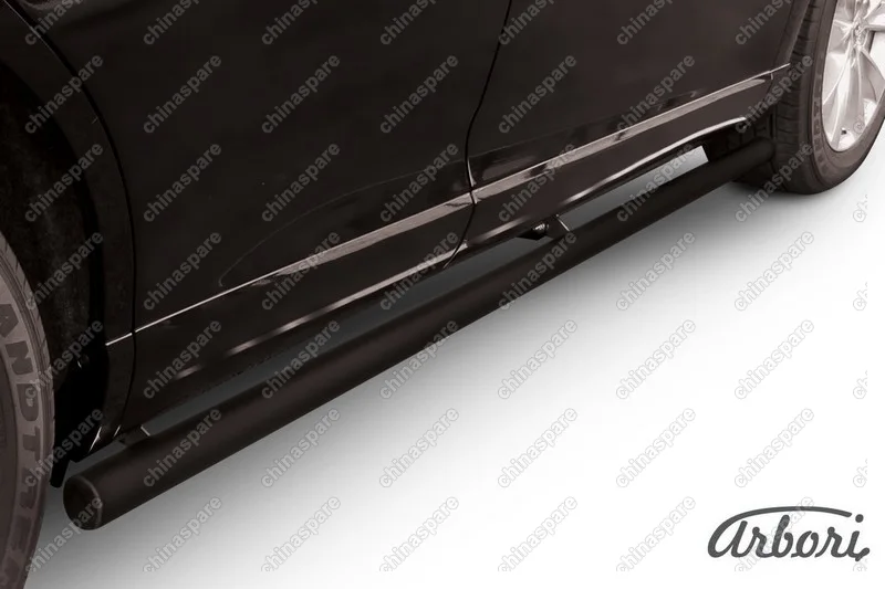 AFZDATVEN07B Защита порогов d57 труба Arbori черн. для Toyota VENZA 2012-2017