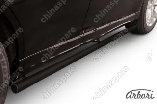 AFZDATVEN07B Защита порогов d57 труба Arbori черн. для Toyota VENZA 2012-2017