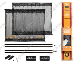 ASPS-S-11 Шторки солнцезащитные раздвижные S ДхВ: 70х37-42см.