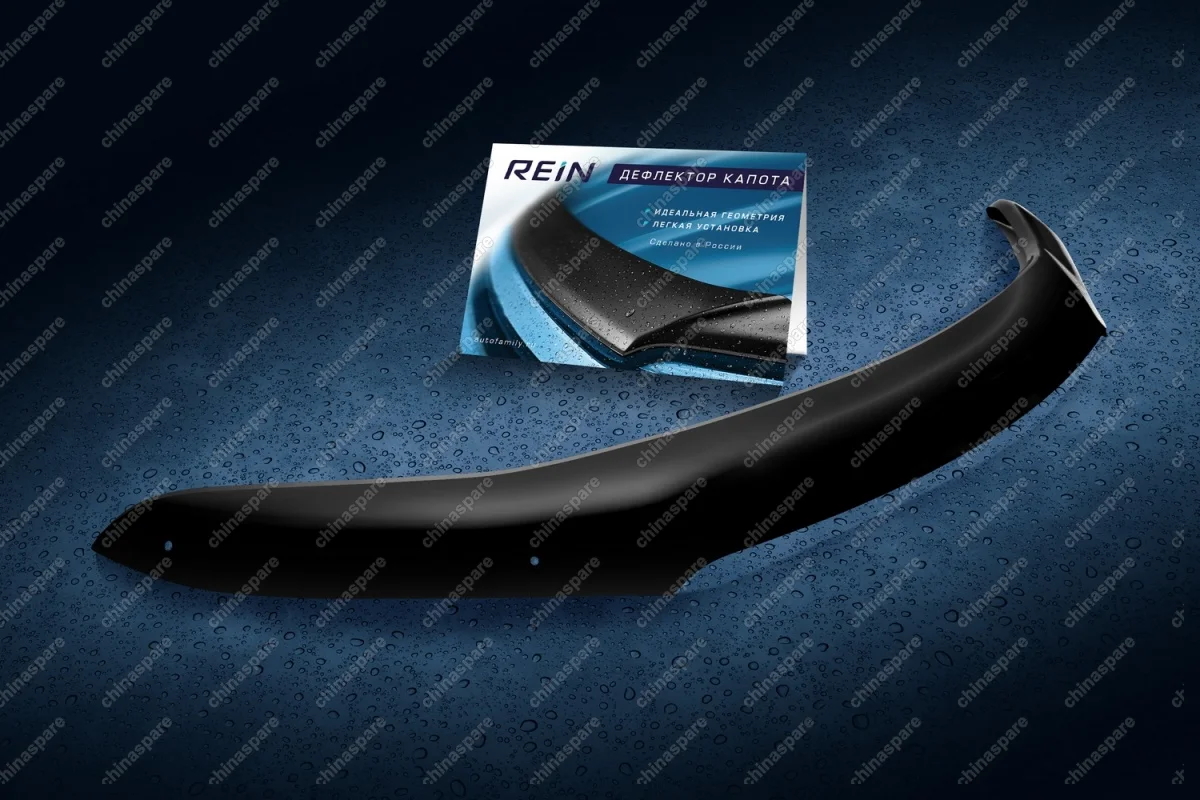 REINHD782 Дефлектор капота (ЕВРО крепеж) TOYOTA YARIS 2005-2012 хэтчбек