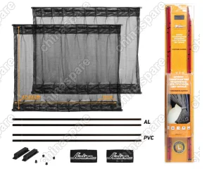 ASPS-S-13 Шторки солнцезащитные раздвижные L ДхВ: 70х47-53см.