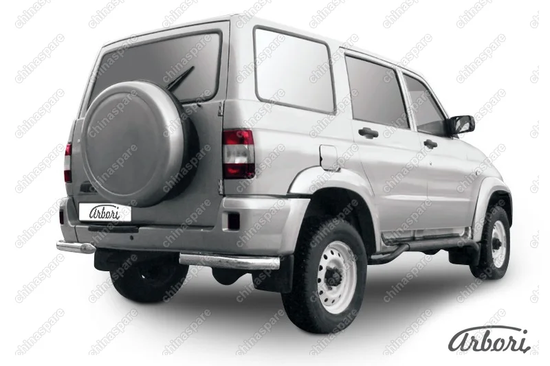 AFZDAUP09 Уголки d76 Arbori нерж. сталь для UAZ PATRIOT 2005-2014
