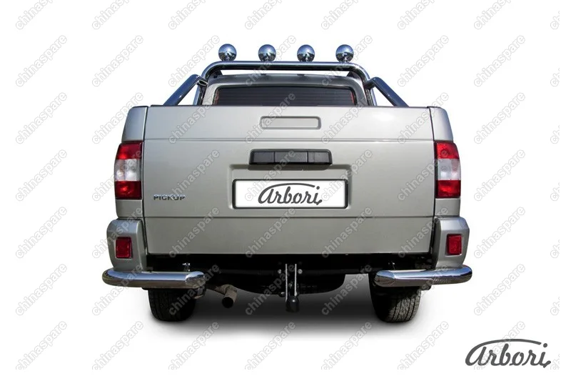 AFZDAUPPIC07 Уголки d76 Arbori нерж. сталь для UAZ PICKUP 2007-2014