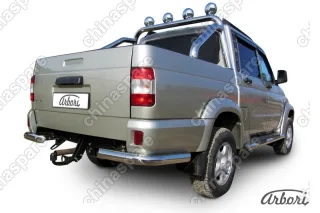AFZDAUPPIC07 Уголки d76 Arbori нерж. сталь для UAZ PICKUP 2007-2014