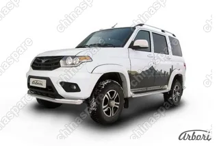 AFZDAUP1402 Защита переднего бампера d76 Arbori нерж. сталь для UAZ PATRIOT 2014-нв