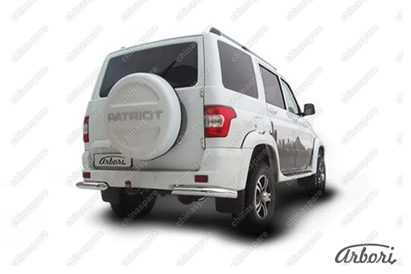 AFZDAUP1407 Уголки d76 Arbori нерж. сталь для UAZ PATRIOT 2014-нв