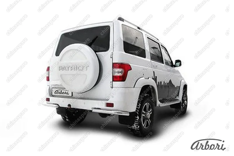 AFZDAUP1409 Уголки d57 Arbori нерж. сталь для UAZ PATRIOT 2014-нв