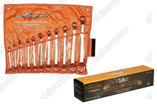 AT-11-13 Набор ключей накидных 11 предметов, сумка