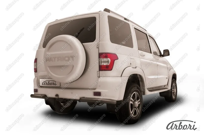 AFZDAUP1407B Уголки d76 Arbori черн. для UAZ PATRIOT 2014-нв