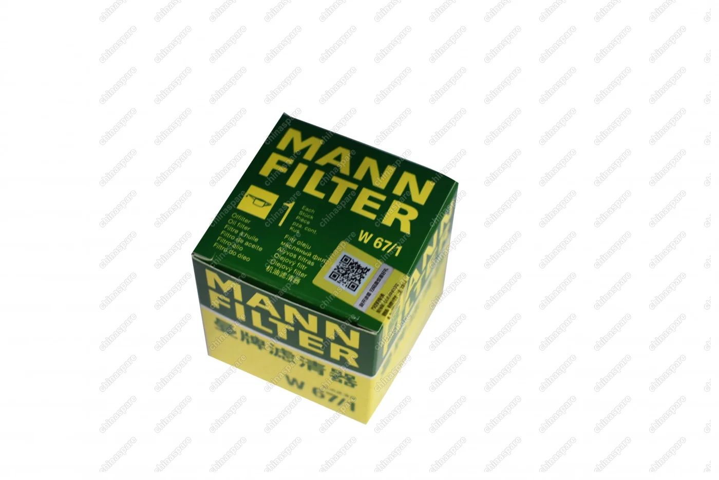 Фильтр масляный MANN Mitsubishi ASX 10-, Lancer 9 03-07, Lancer 10 07-14, Outlander 03-12