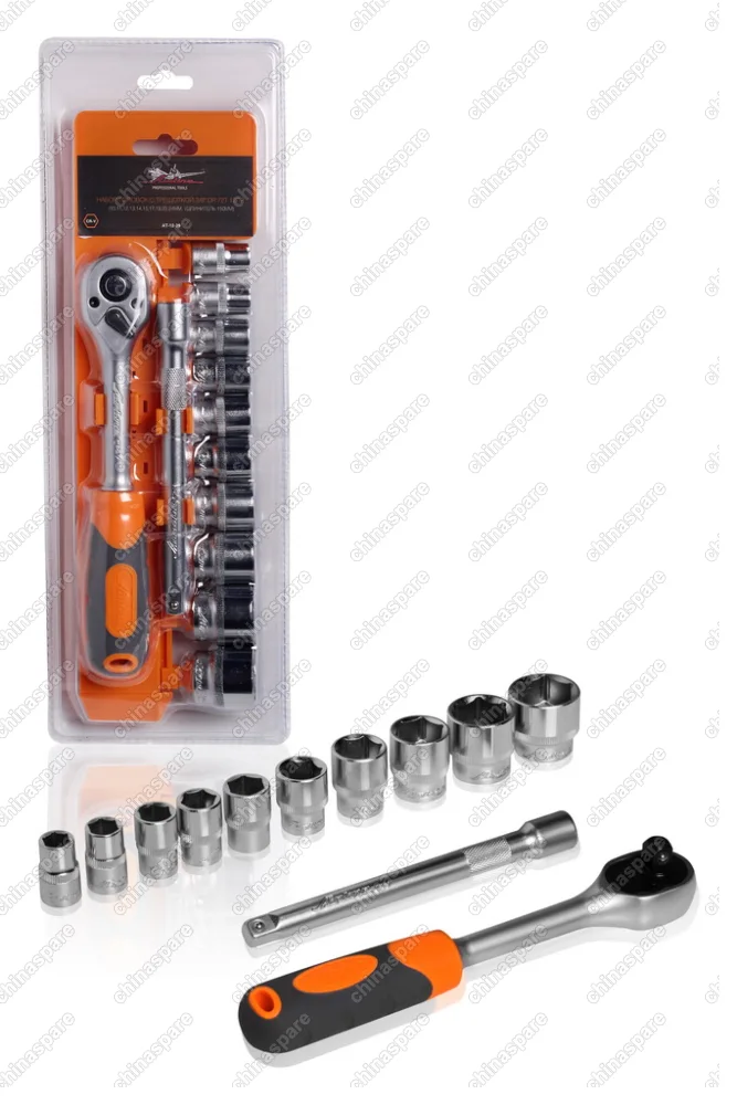 AT-12-29 Набор головок с трещоткой 3/8 дюйма DR 72Т 12пр.