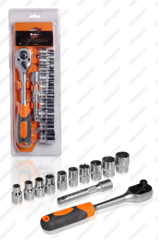 AT-12-36 Набор головок с трещоткой 1/2 дюйма DR 72Т 12пр.