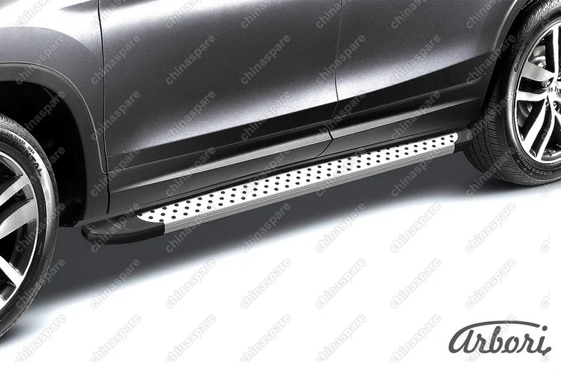 ALSSDL1800 Комплект алюминиевых порогов Arbori "Standart Silver" длина 1800мм без крепежа